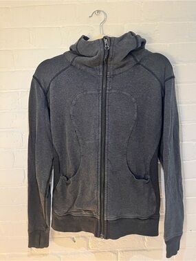 lululemon athletica Charcoal Gray Full-Zip Hoodie